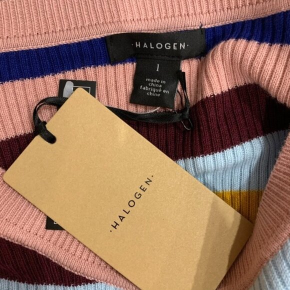 Women's Halogen Ribbed Sweater - Picture 6 of 7